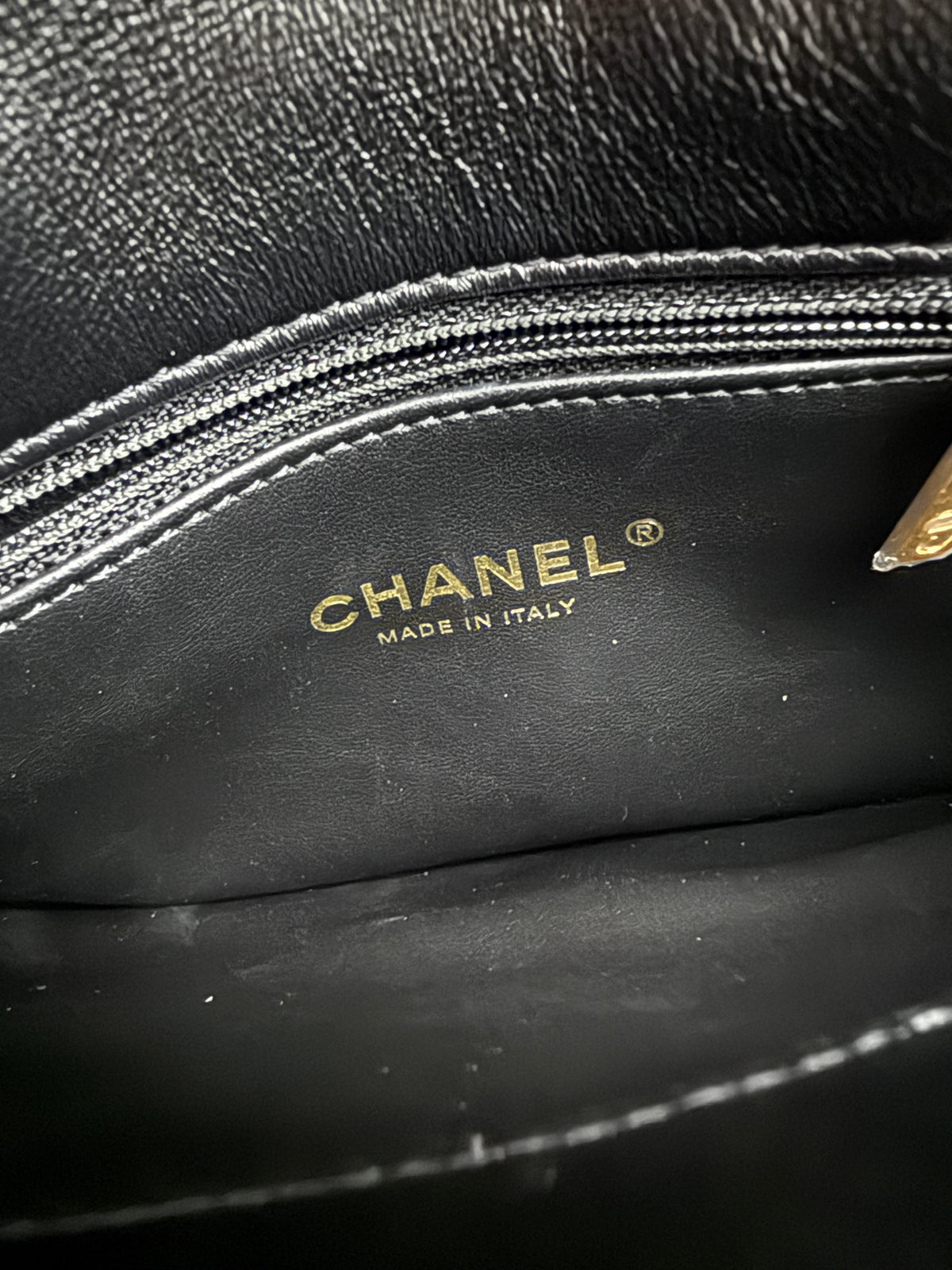 Chanel Black Quilted Lambskin Small Colour Match Flap Bag Handbag ad3
