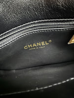 Chanel Black Quilted Lambskin Small Colour Match Flap Bag Handbag ad3