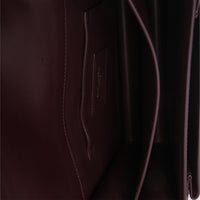 Saint Laurent Red Wine Patent Monogram Small Sunset Bag Handbag ad1