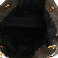 Saint Laurent Olive Quilted Lambskin Jamie Small Shopping Tote Handbag ad1
