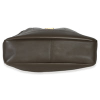 Saint Laurent Olive Quilted Lambskin Jamie Small Shopping Tote Handbag stamp