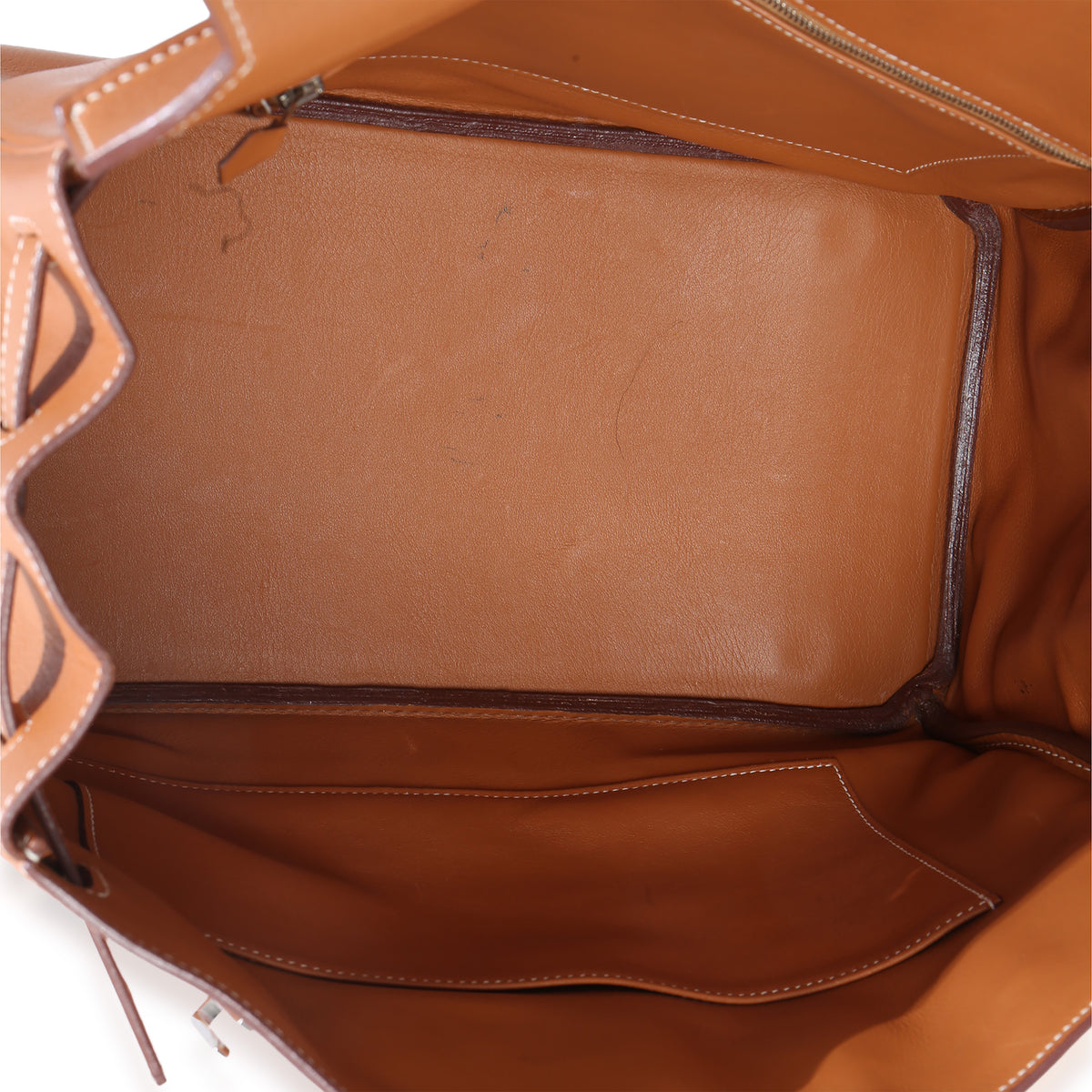 Hermès Gold Swift Birkin 35 PHW Handbag av