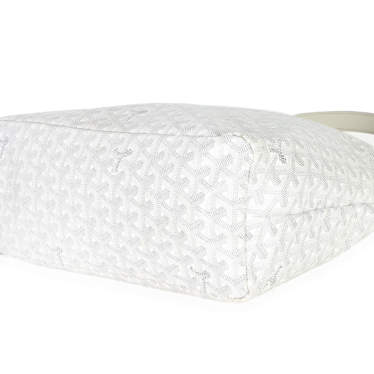 Goyard White ine Canvas Boheme Hobo Handbag box