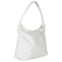 Goyard White ine Canvas Boheme Hobo Handbag pv