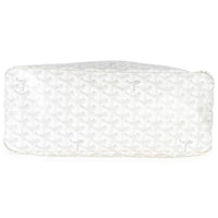 Goyard White ine Canvas Boheme Hobo Handbag stamp