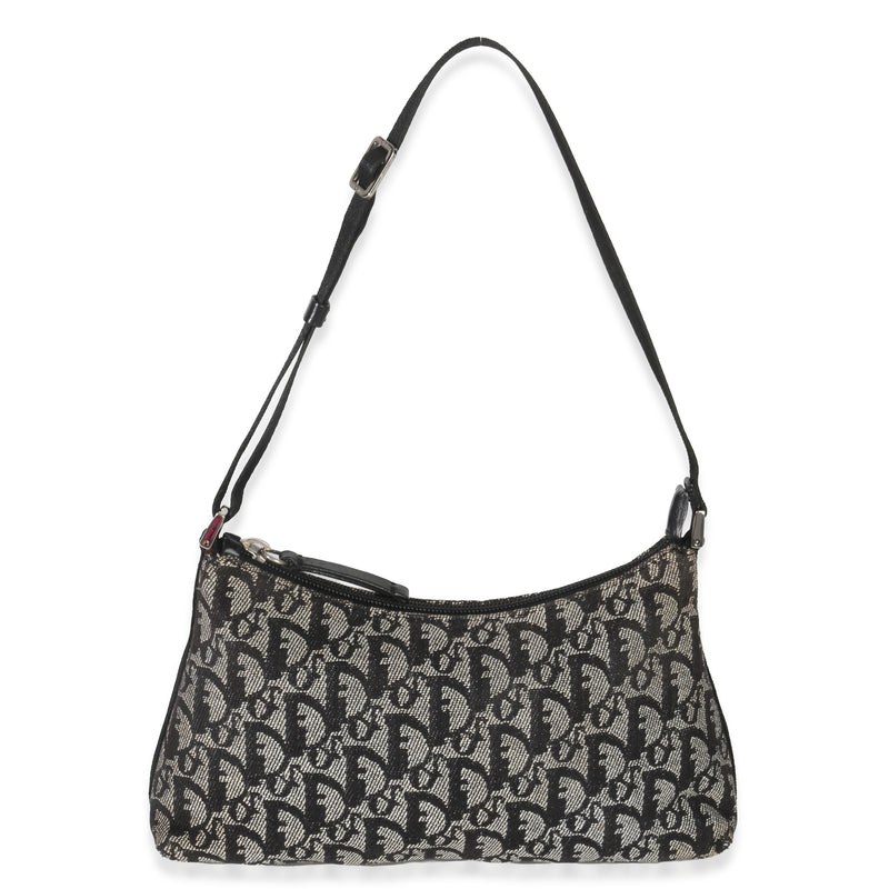 Christian Dior Vintage Black Diorissimo Trotter Pochette Handbag id