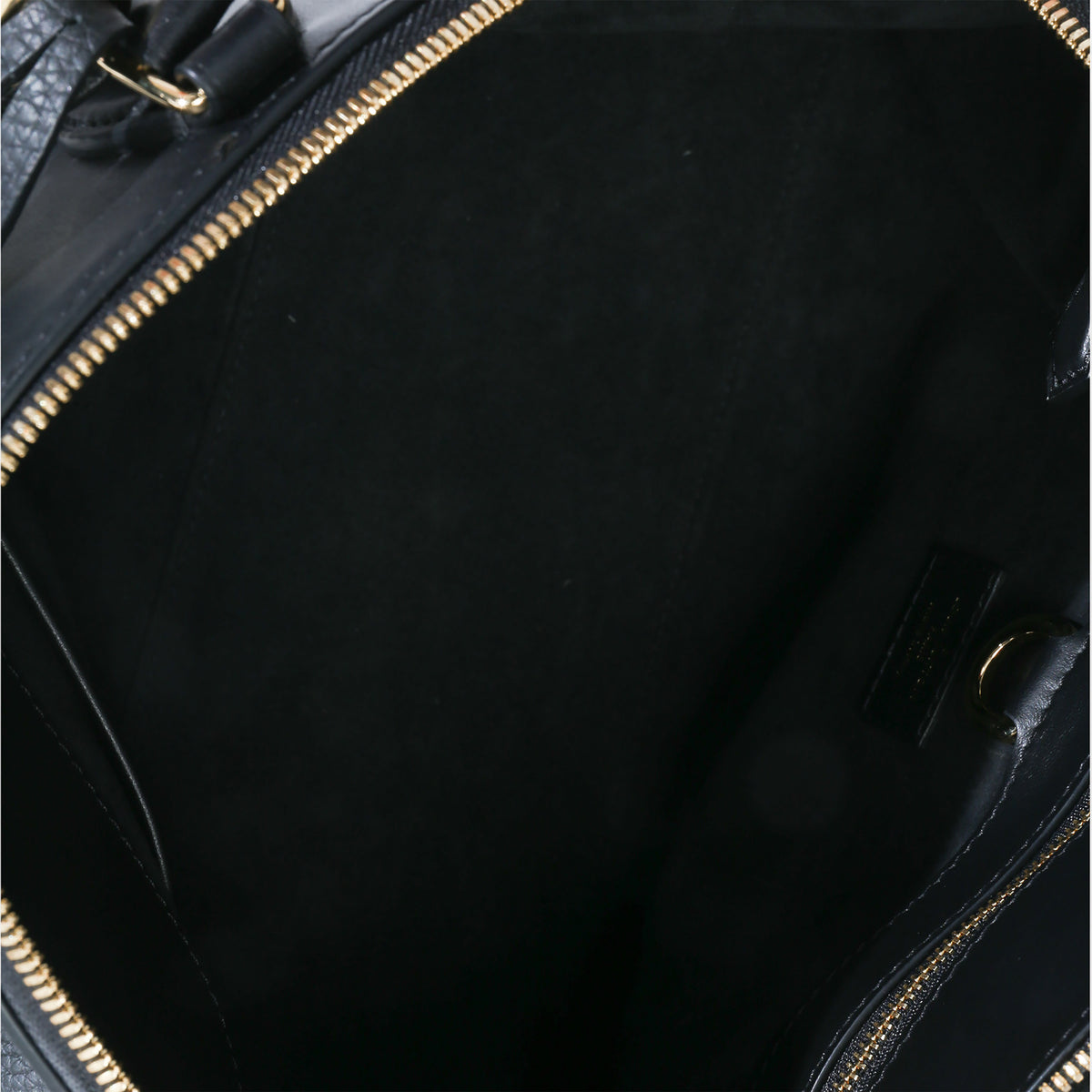 Louis Vuitton Black Grained Calfskin Monogram Vendome MM Handbag ad1