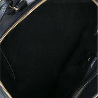 Louis Vuitton Black Grained Calfskin Monogram Vendome MM Handbag ad1