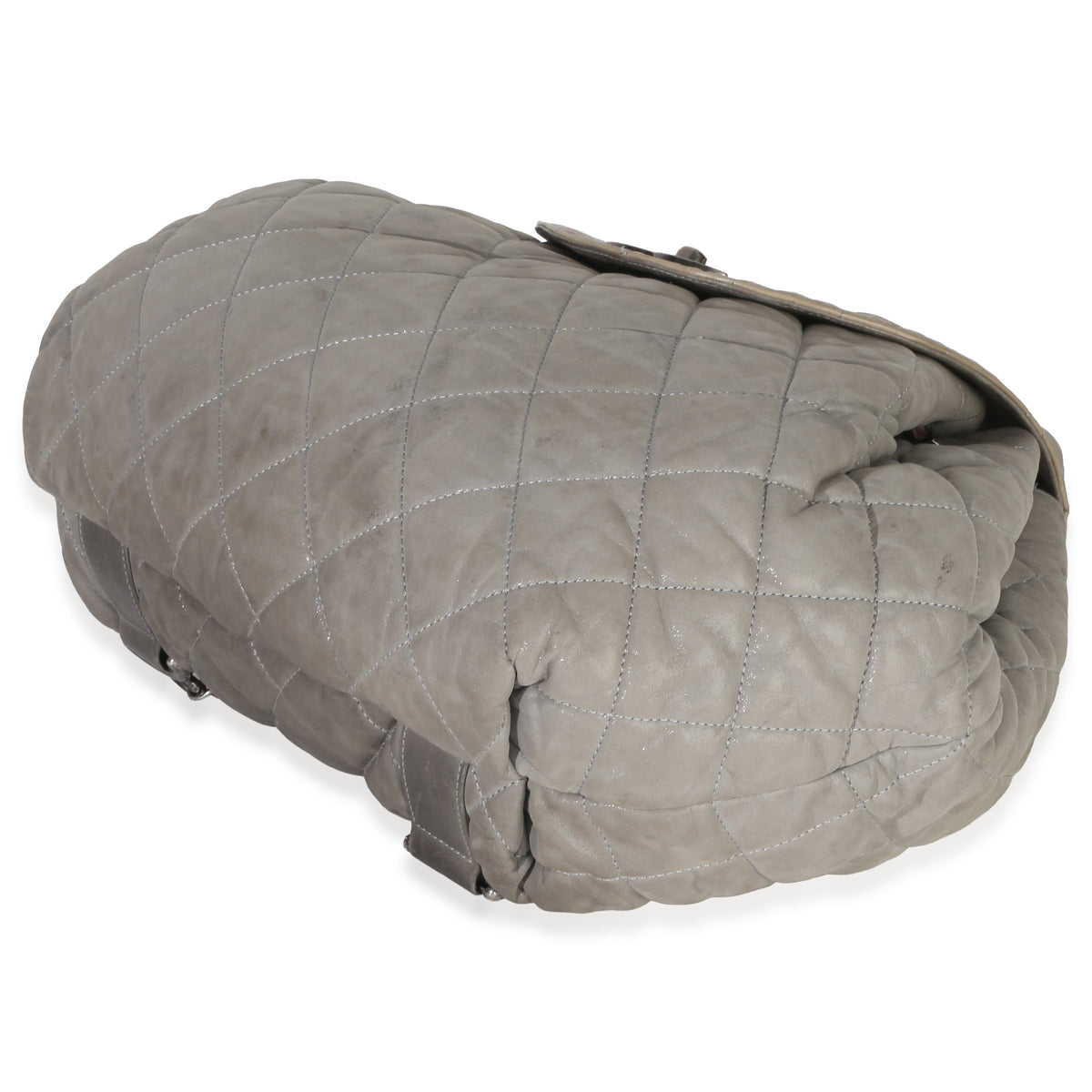 Chanel Grey Quilted Calfskin In The Mix Backpack Handbag box