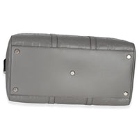Gucci Grey Embossed Calfskin GG Tennis Medium Duffle Bag Handbag box
