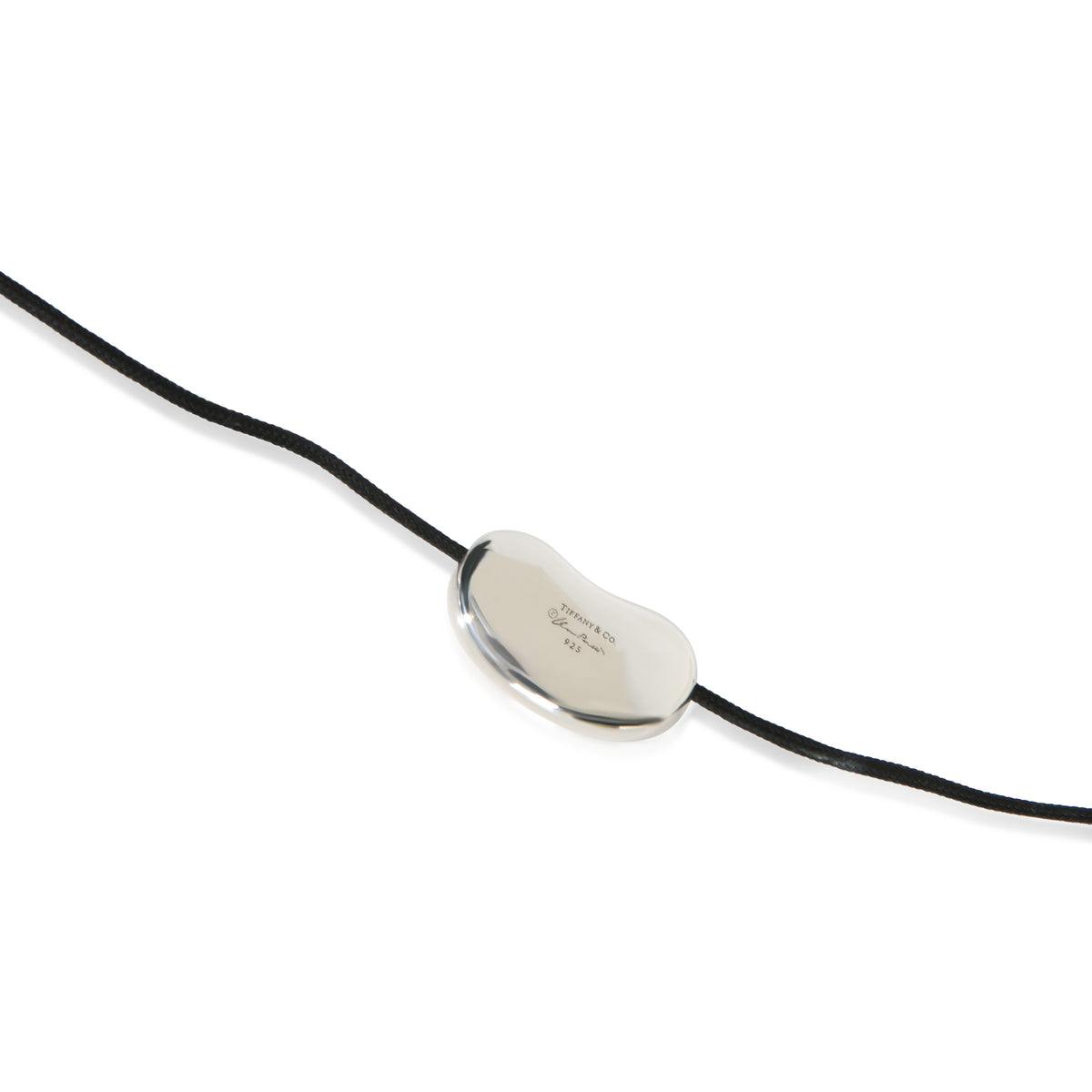 Tiffany & Co. Sterling Silver  Elsa Peretti Bean Pendant sv