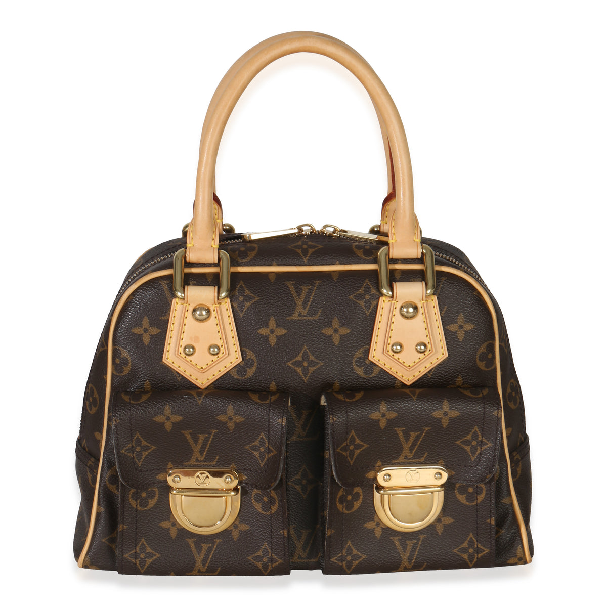 Louis Vuitton Monogram Canvas Manhattan PM Handbag fv