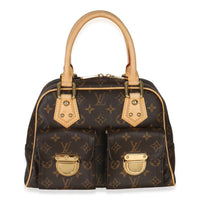 Louis Vuitton Monogram Canvas Manhattan PM Handbag fv