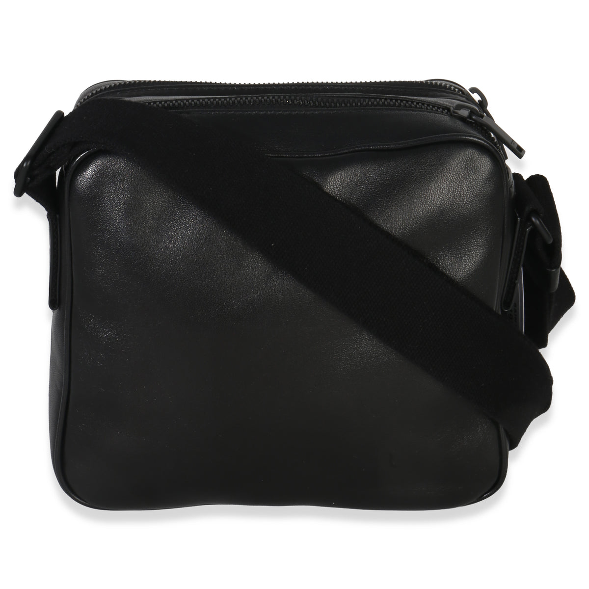 Saint Laurent Black Lambskin Monogram Niki Cube Camera Bag Handbag bv