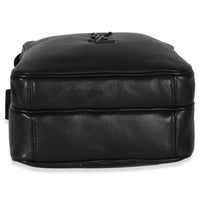 Saint Laurent Black Lambskin Monogram Niki Cube Camera Bag Handbag stamp