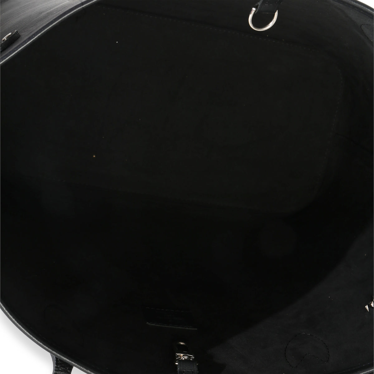 Louis Vuitton Black Epi Neverfull MM Handbag av