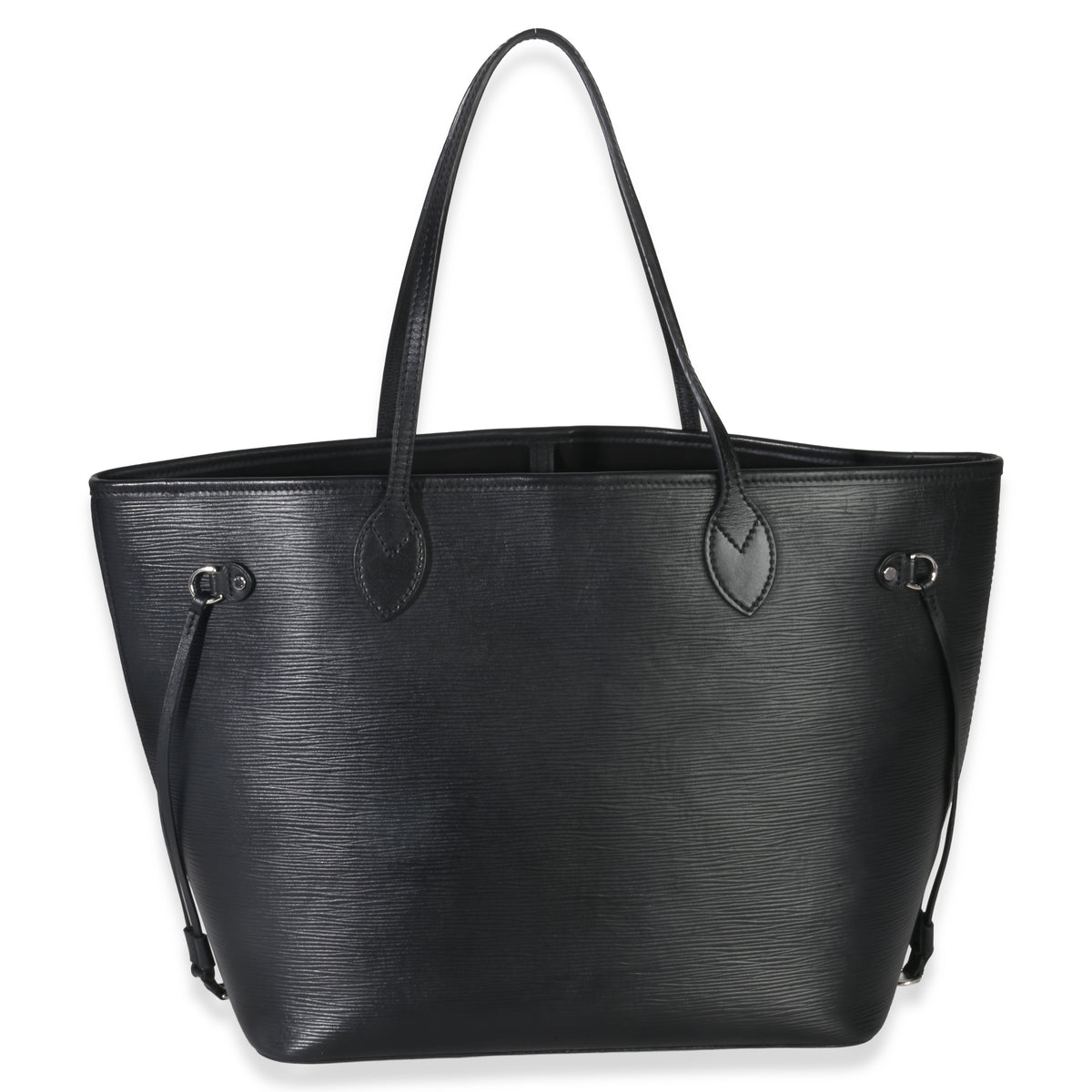 Louis Vuitton Black Epi Neverfull MM Handbag bv