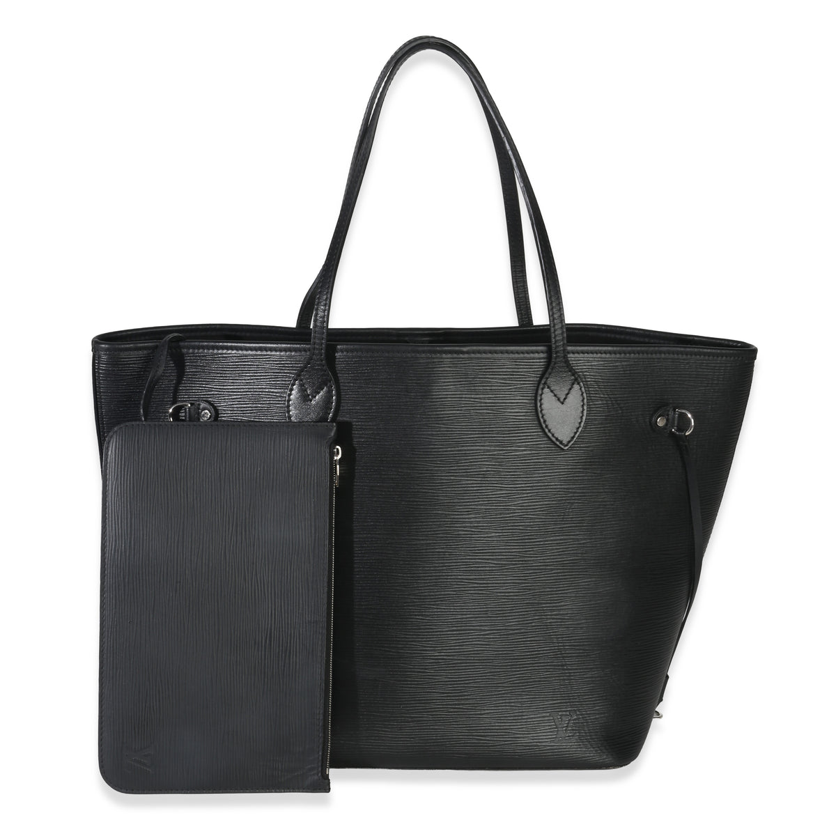 Louis Vuitton Black Epi Neverfull MM Handbag id