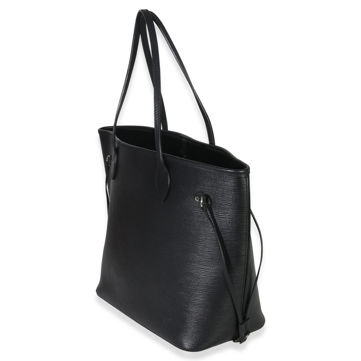Louis Vuitton Black Epi Neverfull MM Handbag sv