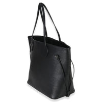 Louis Vuitton Black Epi Neverfull MM Handbag sv