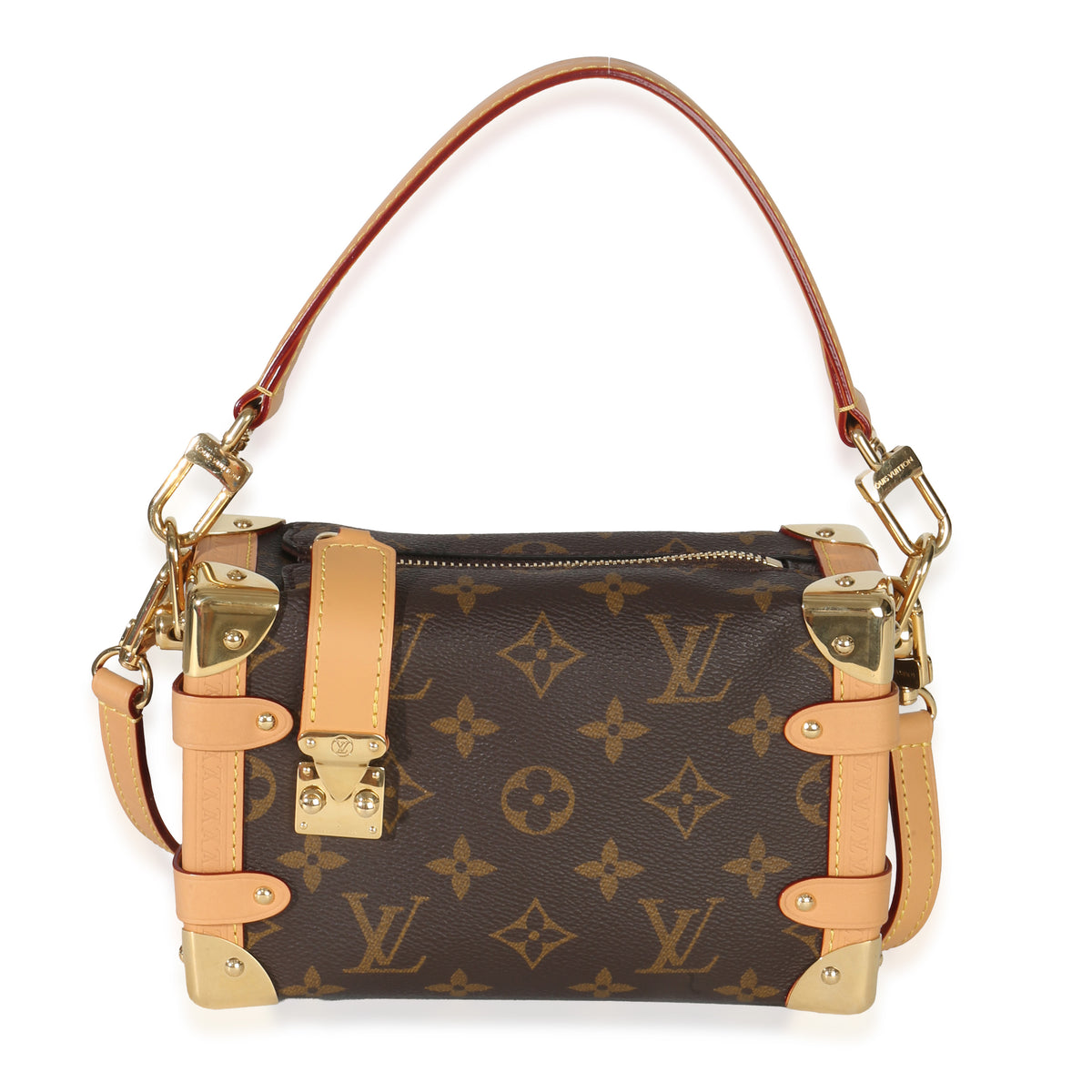Louis Vuitton Monogram Canvas Side Trunk PM Handbag fv