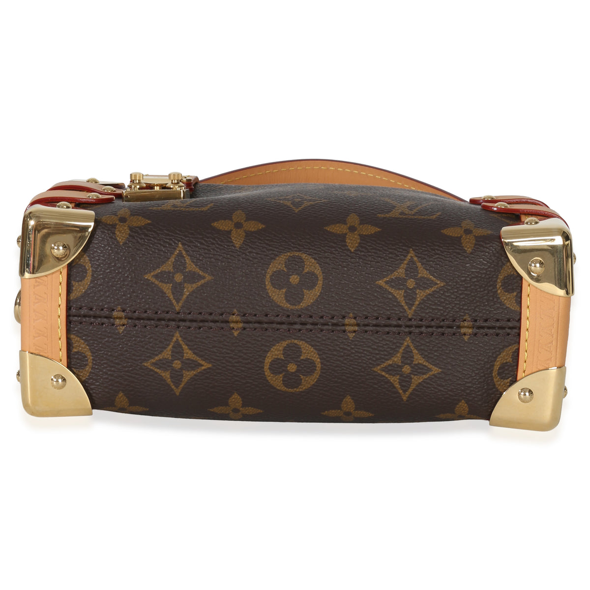 Louis Vuitton Monogram Canvas Side Trunk PM Handbag stamp