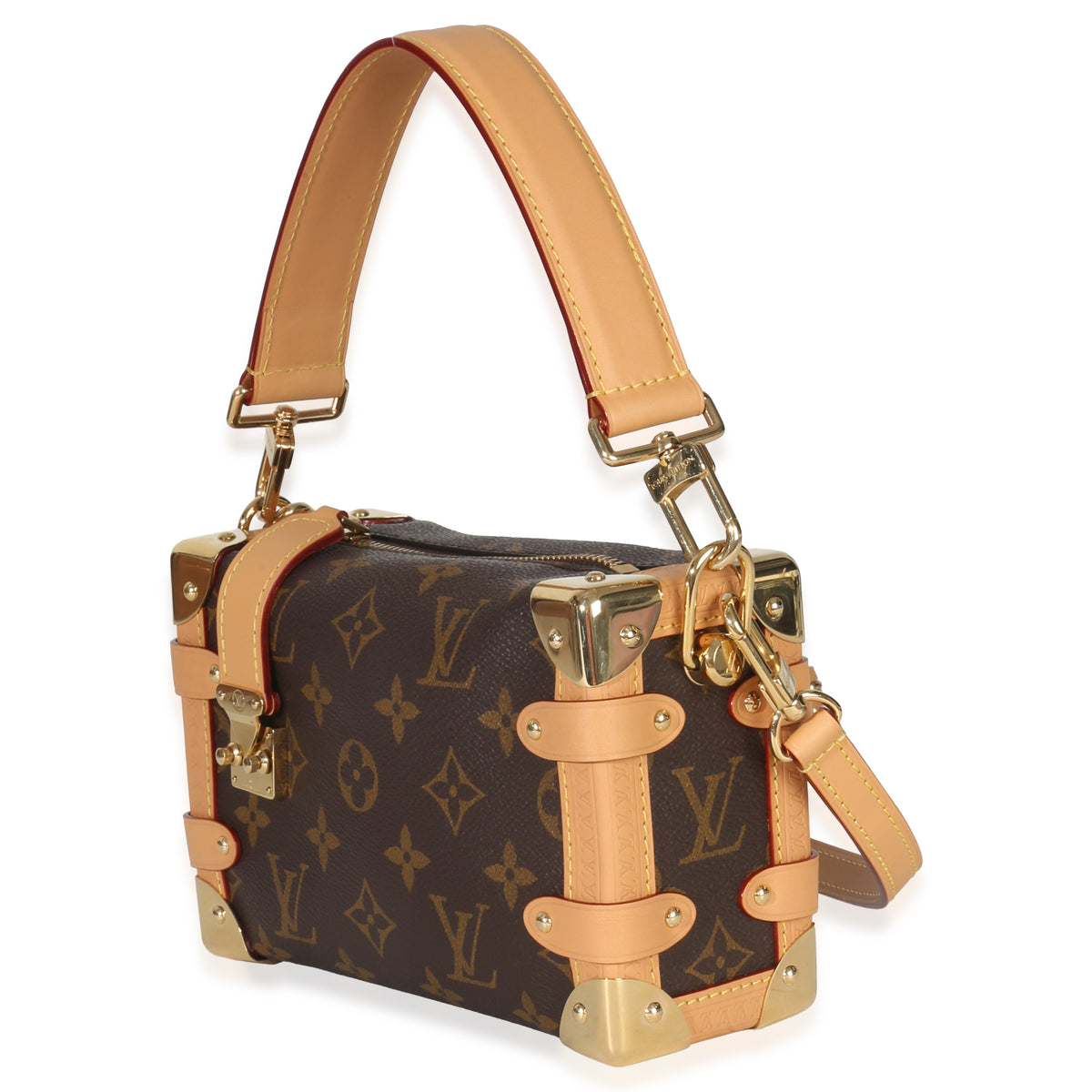 Louis Vuitton Monogram Canvas Side Trunk PM Handbag sv