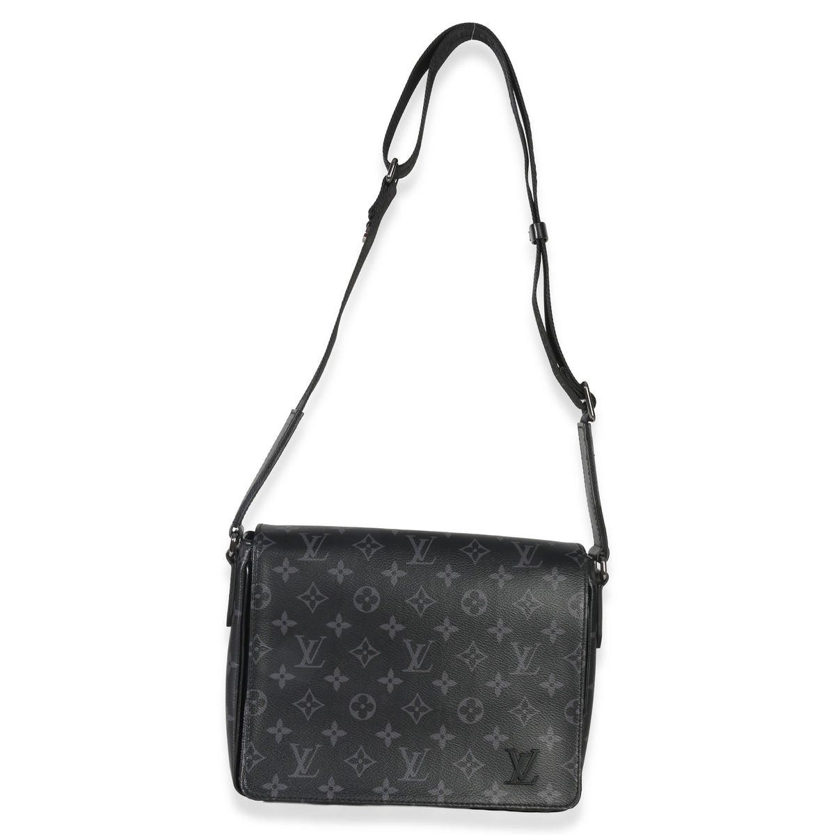 Louis Vuitton Monogram Eclipse Canvas District PM Handbag av