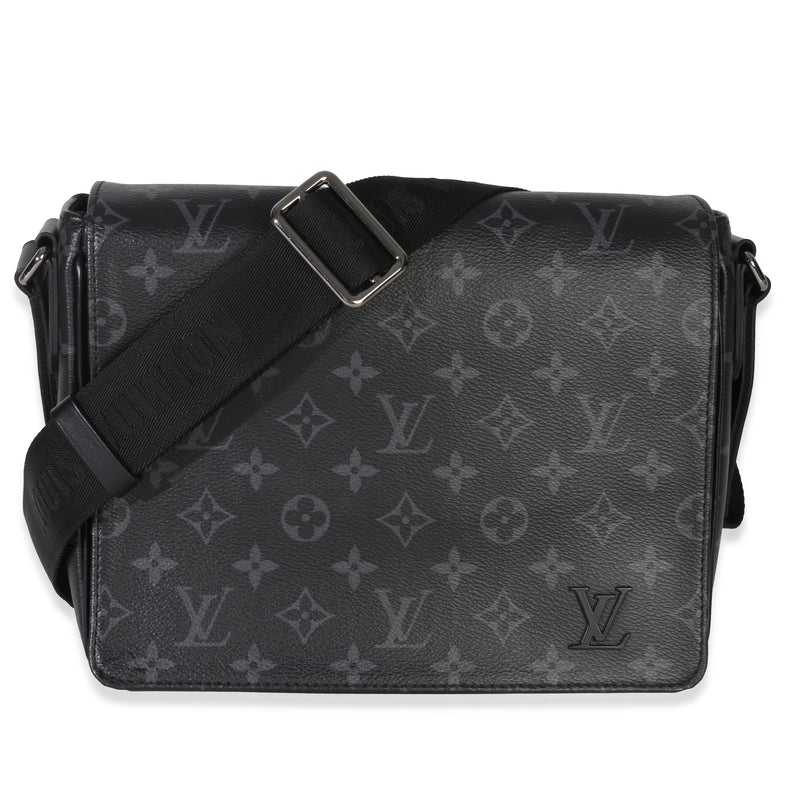 Louis Vuitton Monogram Eclipse Canvas District PM Handbag id