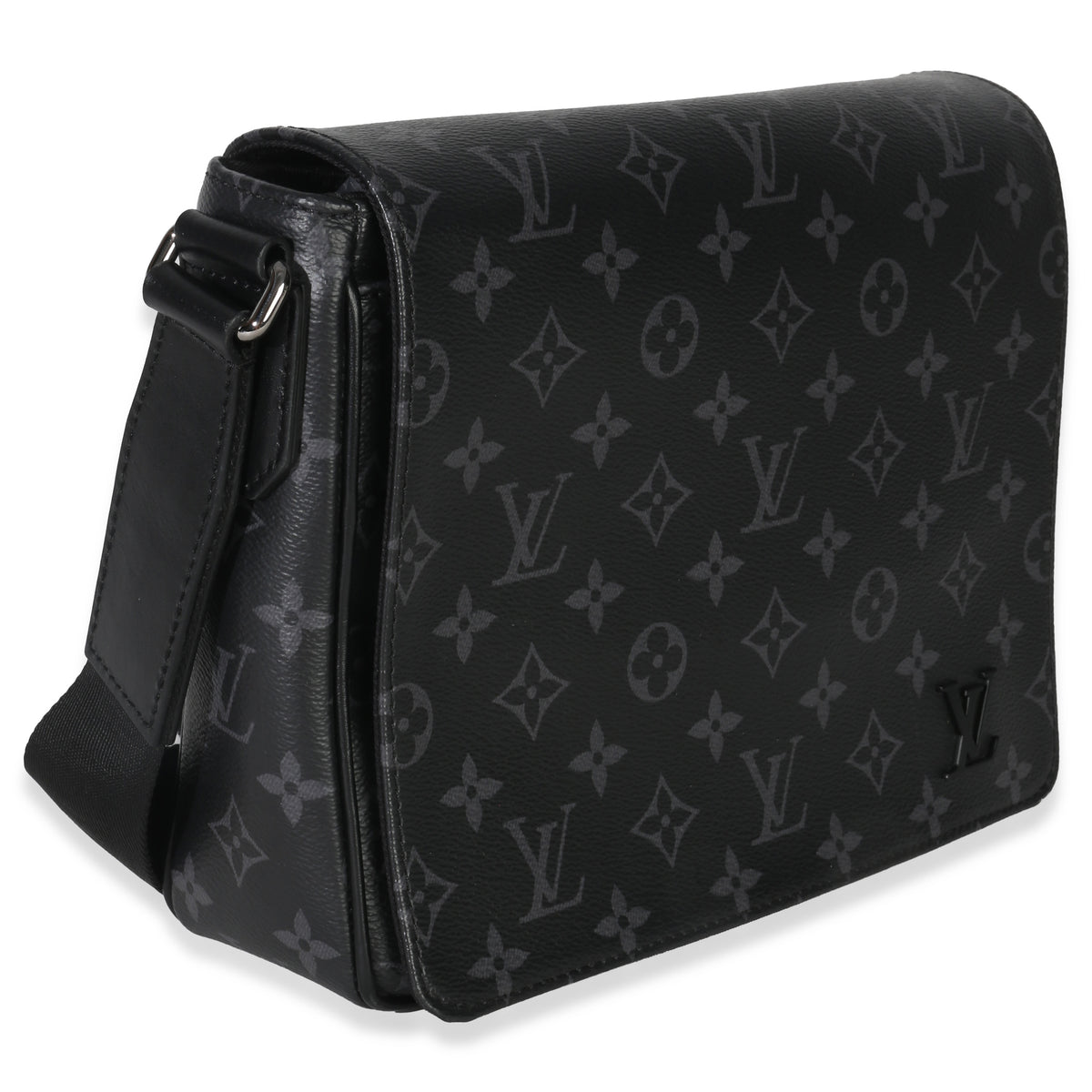 Louis Vuitton Monogram Eclipse Canvas District PM Handbag pv
