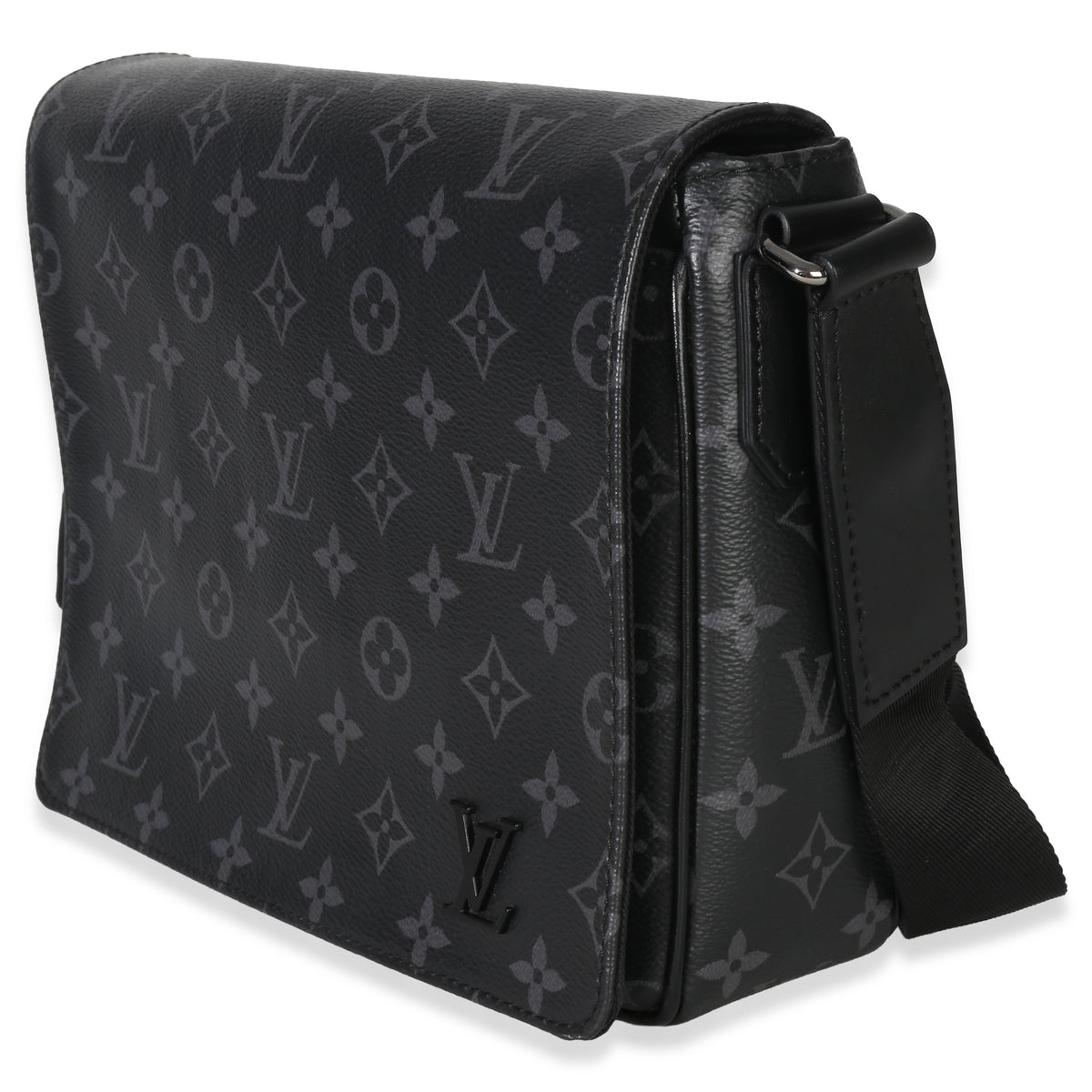 Louis Vuitton Monogram Eclipse Canvas District PM Handbag sv