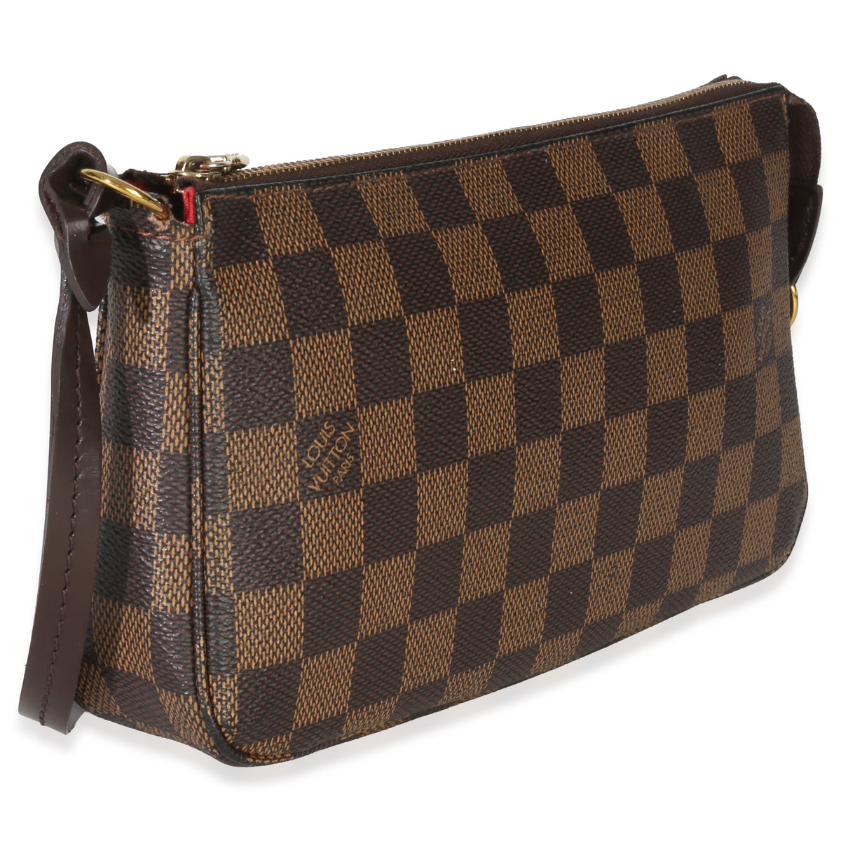 Louis Vuitton Damier Ebene Canvas Pochette Accessoires NM Handbag pv
