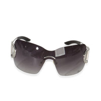 Christian Dior Diorly Crystal Logo Rimless Oversize Shield Sunglasses fv
