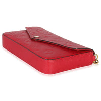 Louis Vuitton Scarlet Monogram Empreinte Félicie Pochette Handbag box