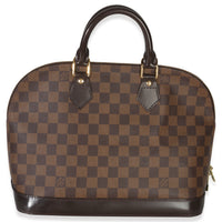 Louis Vuitton Damier Ebene Canvas Alma PM Handbag bv