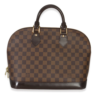 Louis Vuitton Damier Ebene Canvas Alma PM Handbag id