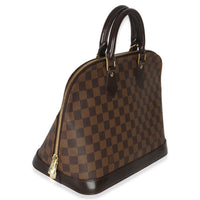 Louis Vuitton Damier Ebene Canvas Alma PM Handbag pv