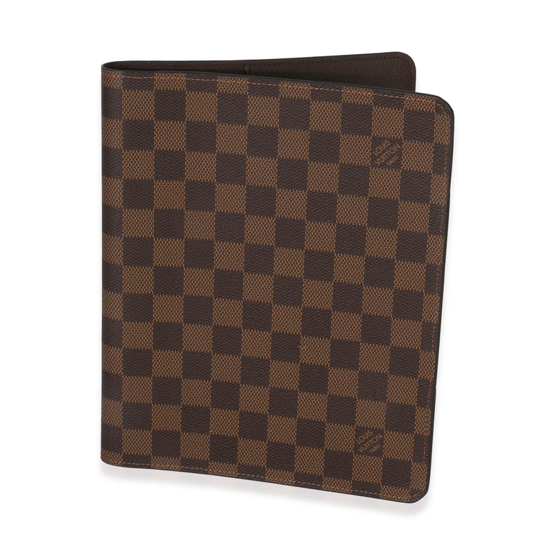 Louis Vuitton Damier Ebene Canvas Large Desk Agenda Cover id
