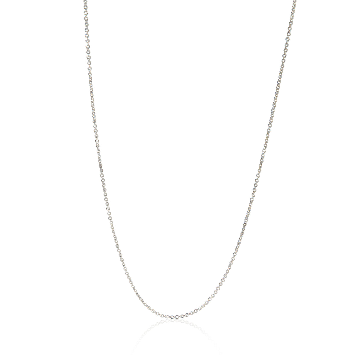 Tiffany & Co. Sterling Silver Cable Chain Necklace fv