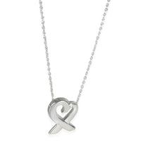 Tiffany & Co. Sterling Silver  Paloma Picasso Loving Heart Pendant fv