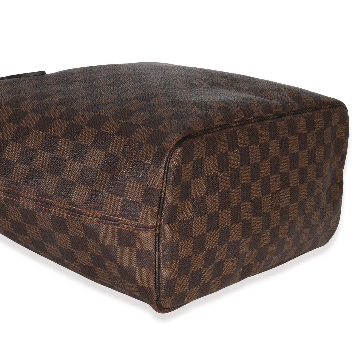 Louis Vuitton Damier Ebene Canvas Neverfull MM Handbag clasp
