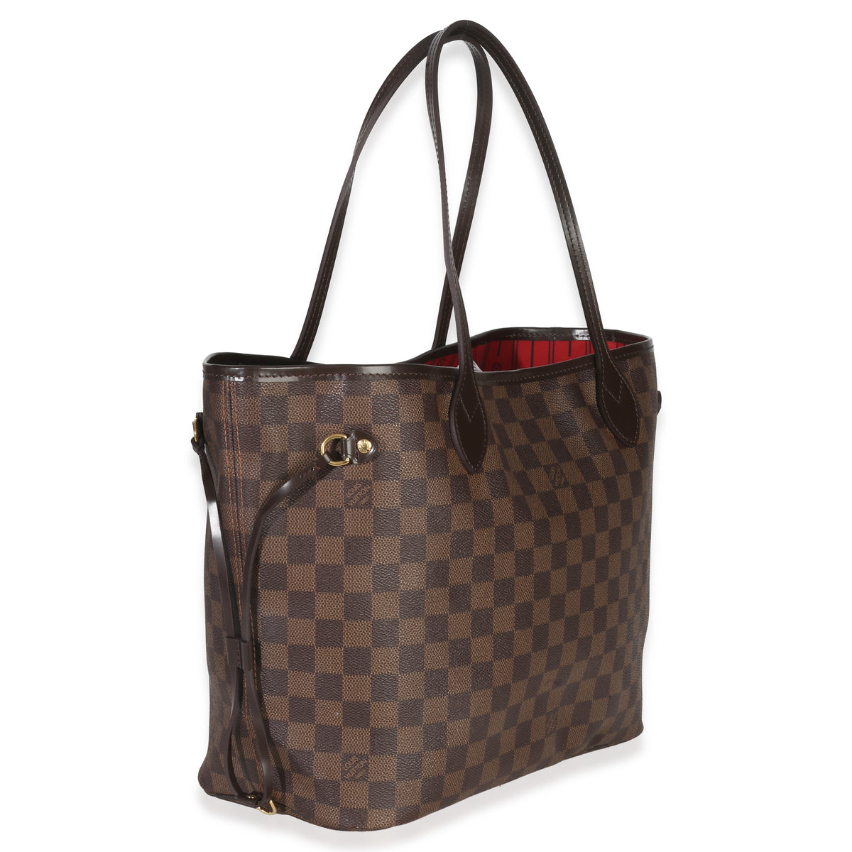Louis Vuitton Damier Ebene Canvas Neverfull MM Handbag pv