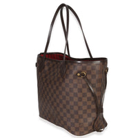 Louis Vuitton Damier Ebene Canvas Neverfull MM Handbag sv