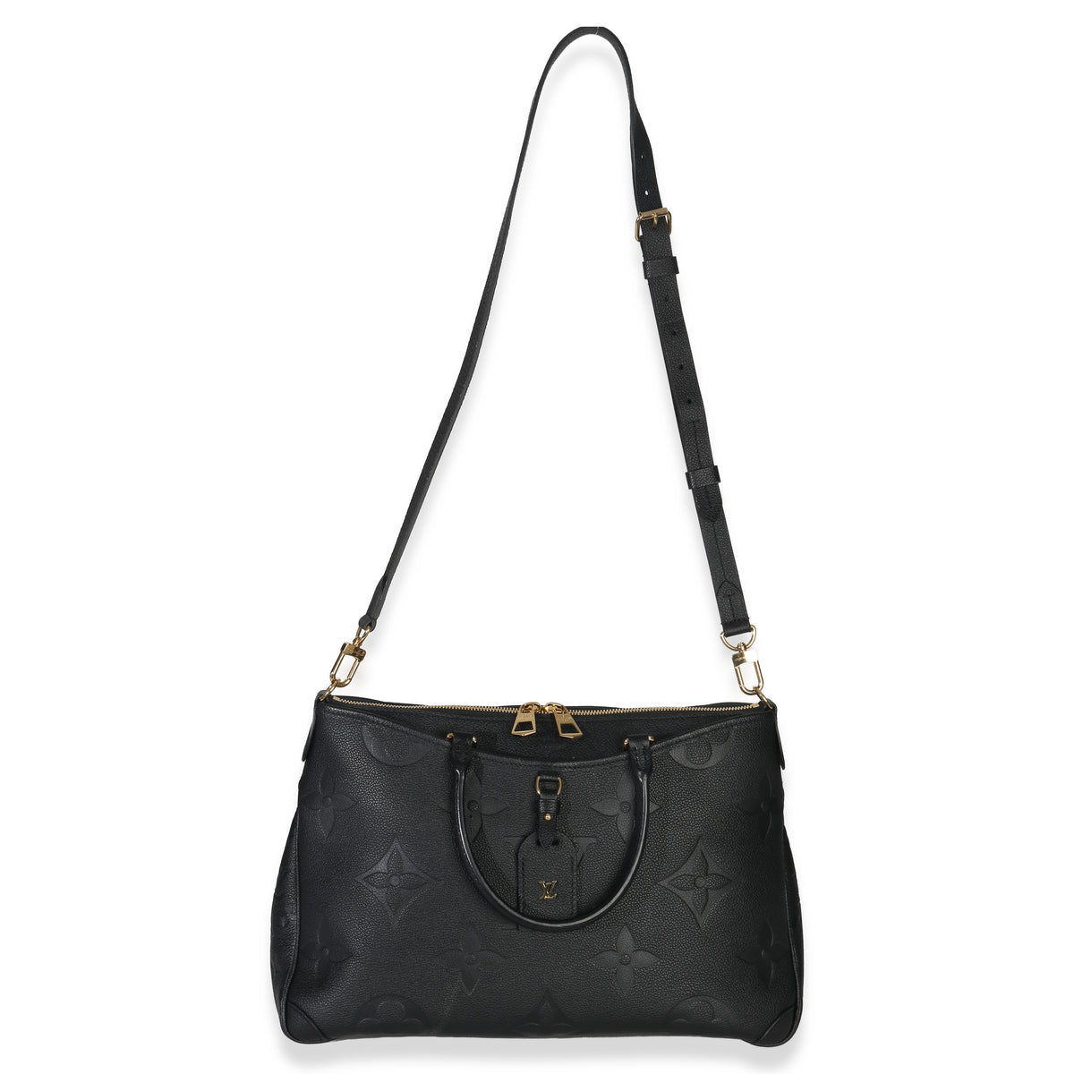 Louis Vuitton Black Monogram Empreinte Trianon MM Handbag av