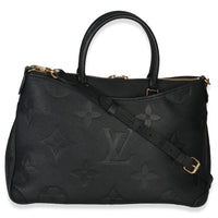 Louis Vuitton Black Monogram Empreinte Trianon MM Handbag bv