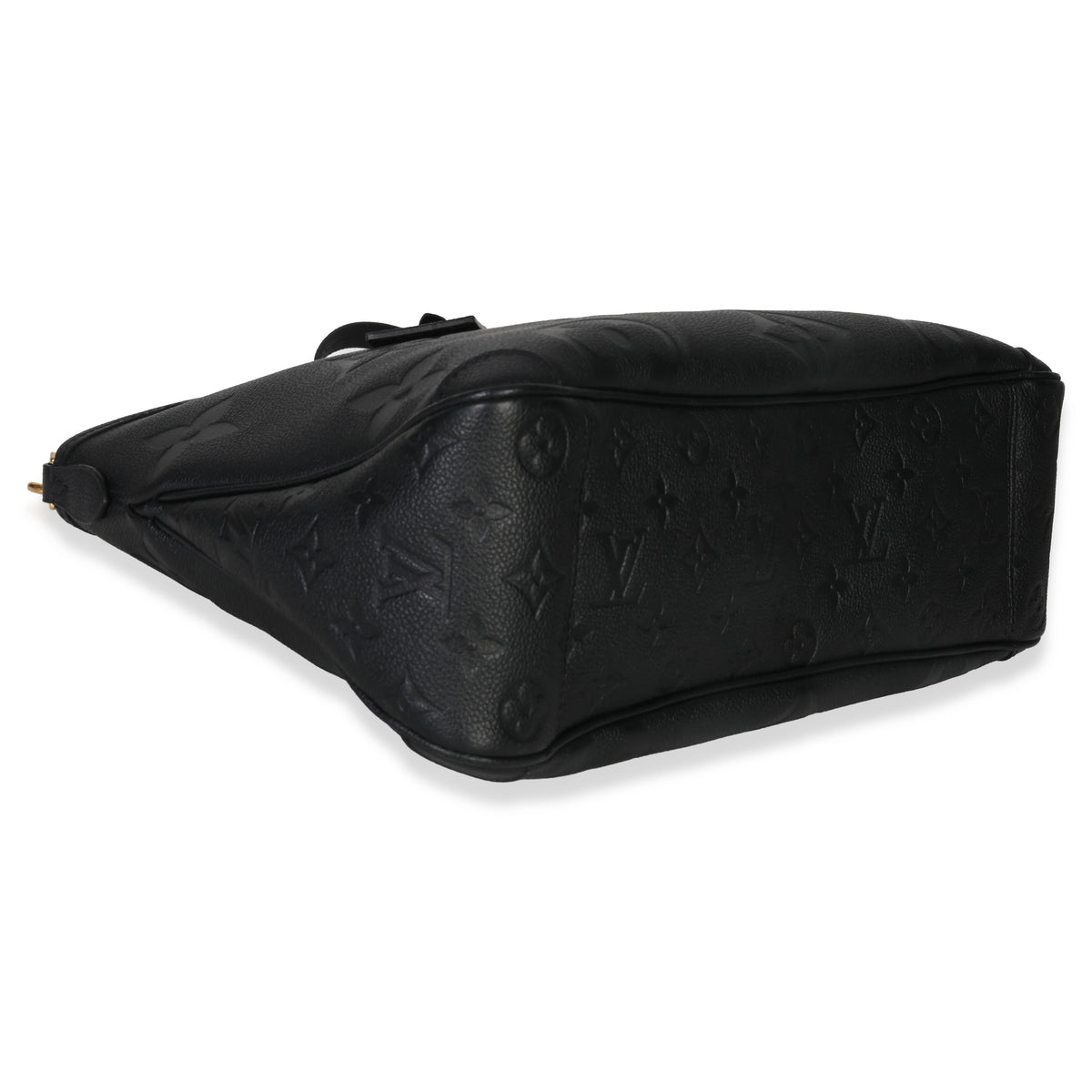 Louis Vuitton Black Monogram Empreinte Trianon MM Handbag clasp