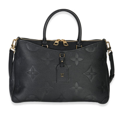 Louis Vuitton Black Monogram Empreinte Trianon MM Handbag fv
