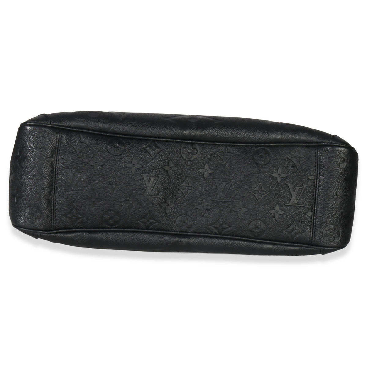Louis Vuitton Black Monogram Empreinte Trianon MM Handbag stamp