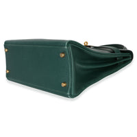Hermès Vert Anglais Ardennes Kelly 28 GHW Handbag box