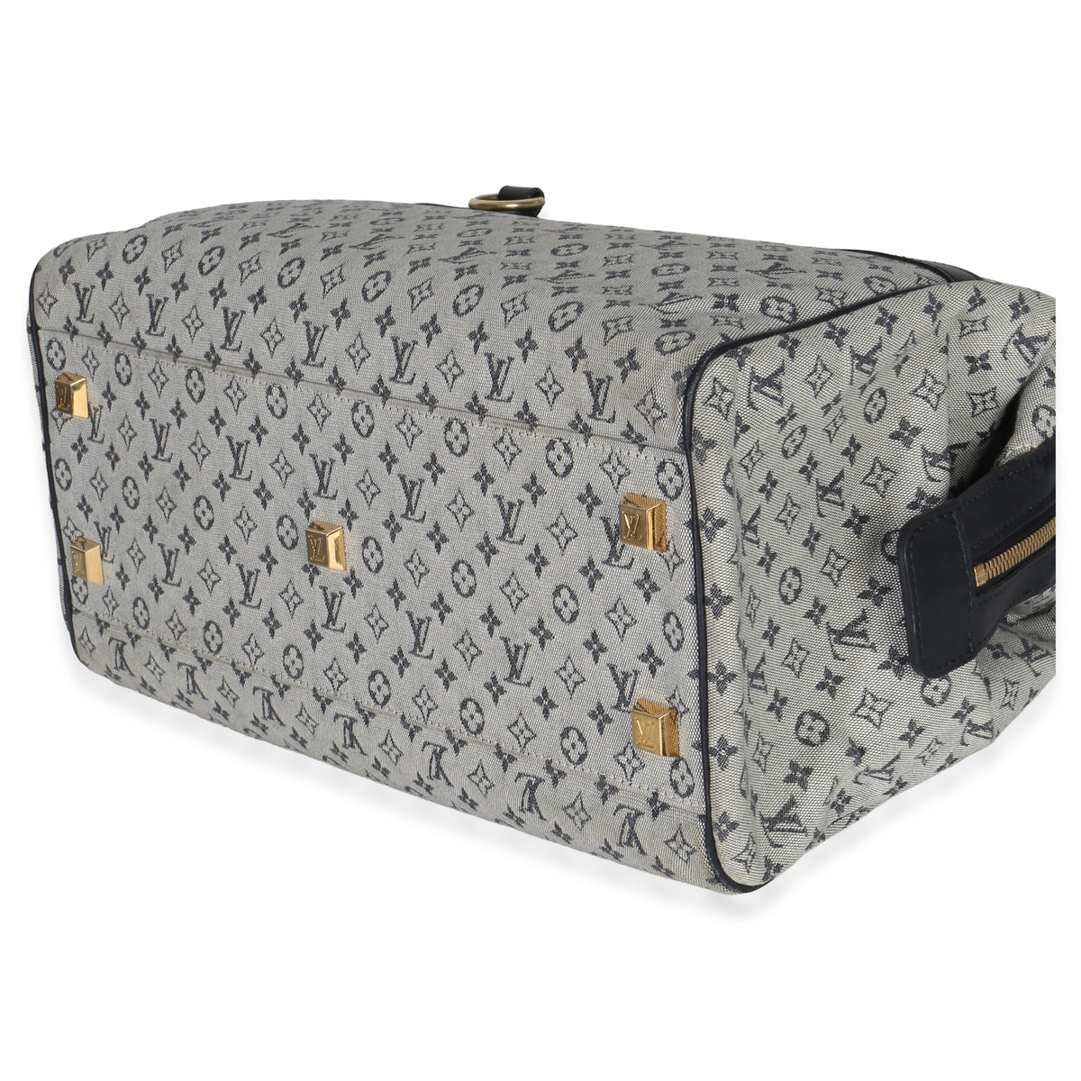 Louis Vuitton Navy Mini Lin Josephine GM Shoulder Bag Handbag box